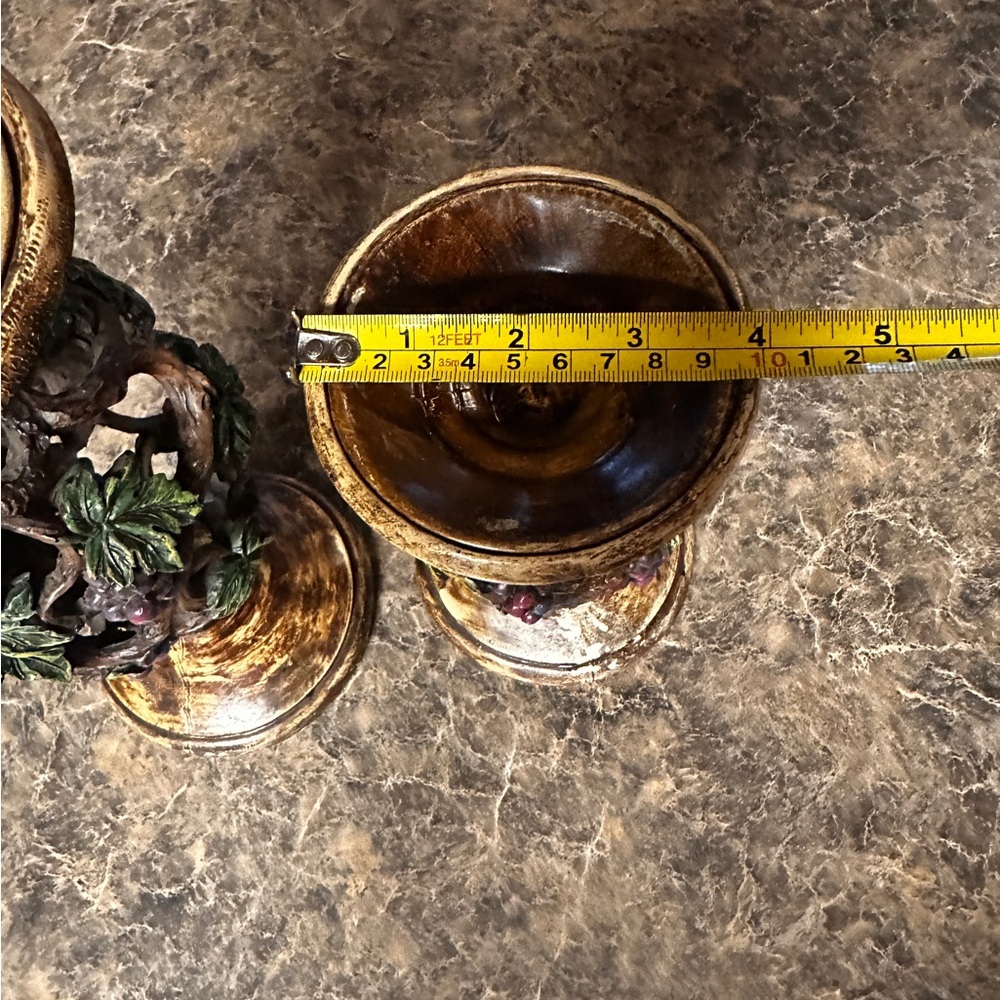 Grape candle holders, see pictures for measurements. - Picture 6 of 7